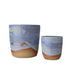 Clay by Tina ‘Blue crackle planter’